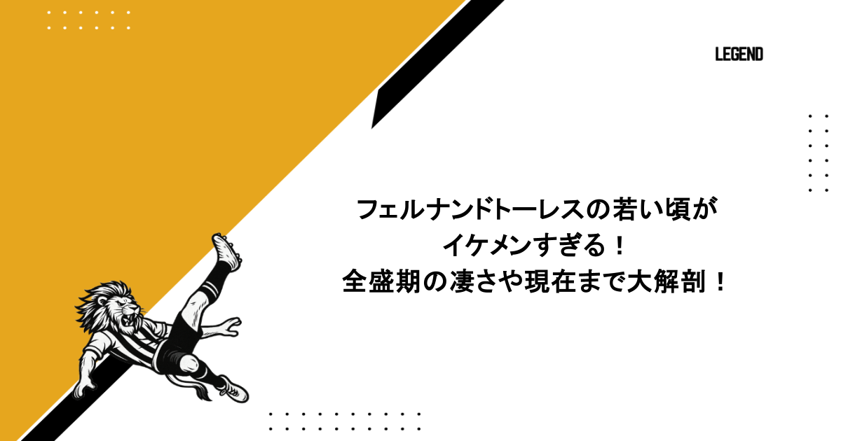 フェルナンドトーレスの若い頃がイケメンすぎる!全盛期の凄さや現在まで大解剖!